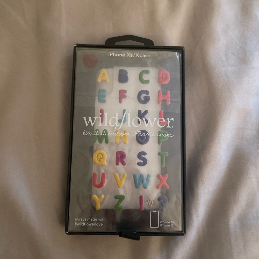 Wildflower Alphabet Soup IPhone XS/X Case
